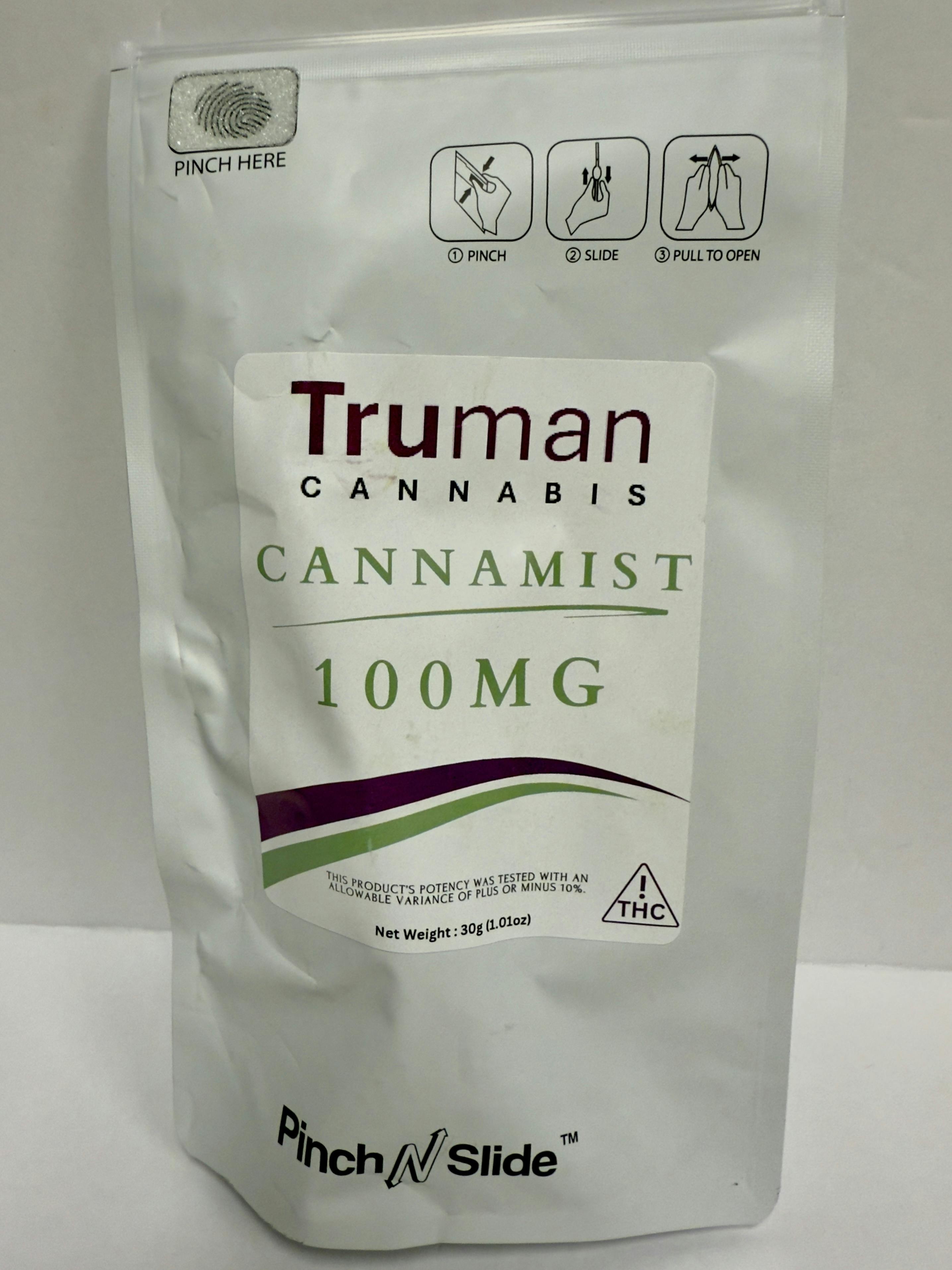 100mg Oral Spray - Truman: Canna Mist at Bee's Buds Dispensary