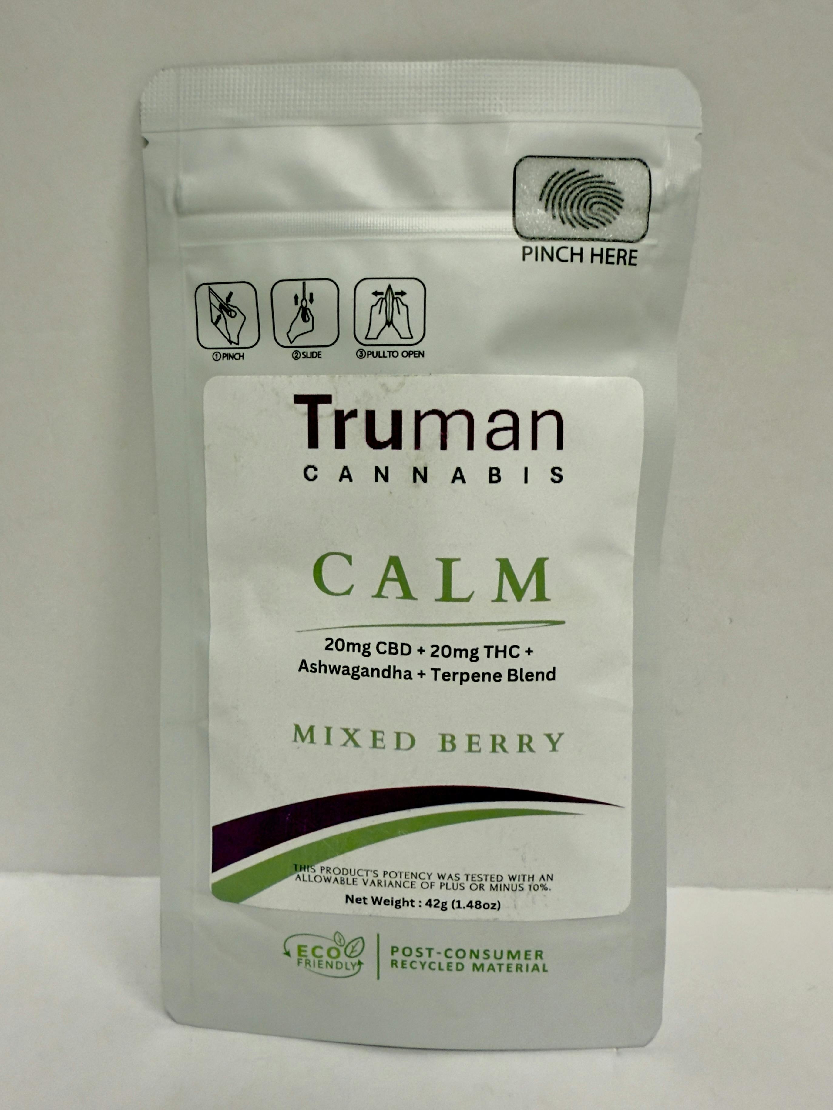 Gummies - Truman - Calm Mixed Berry - 200mg by MidSouth Extracts
