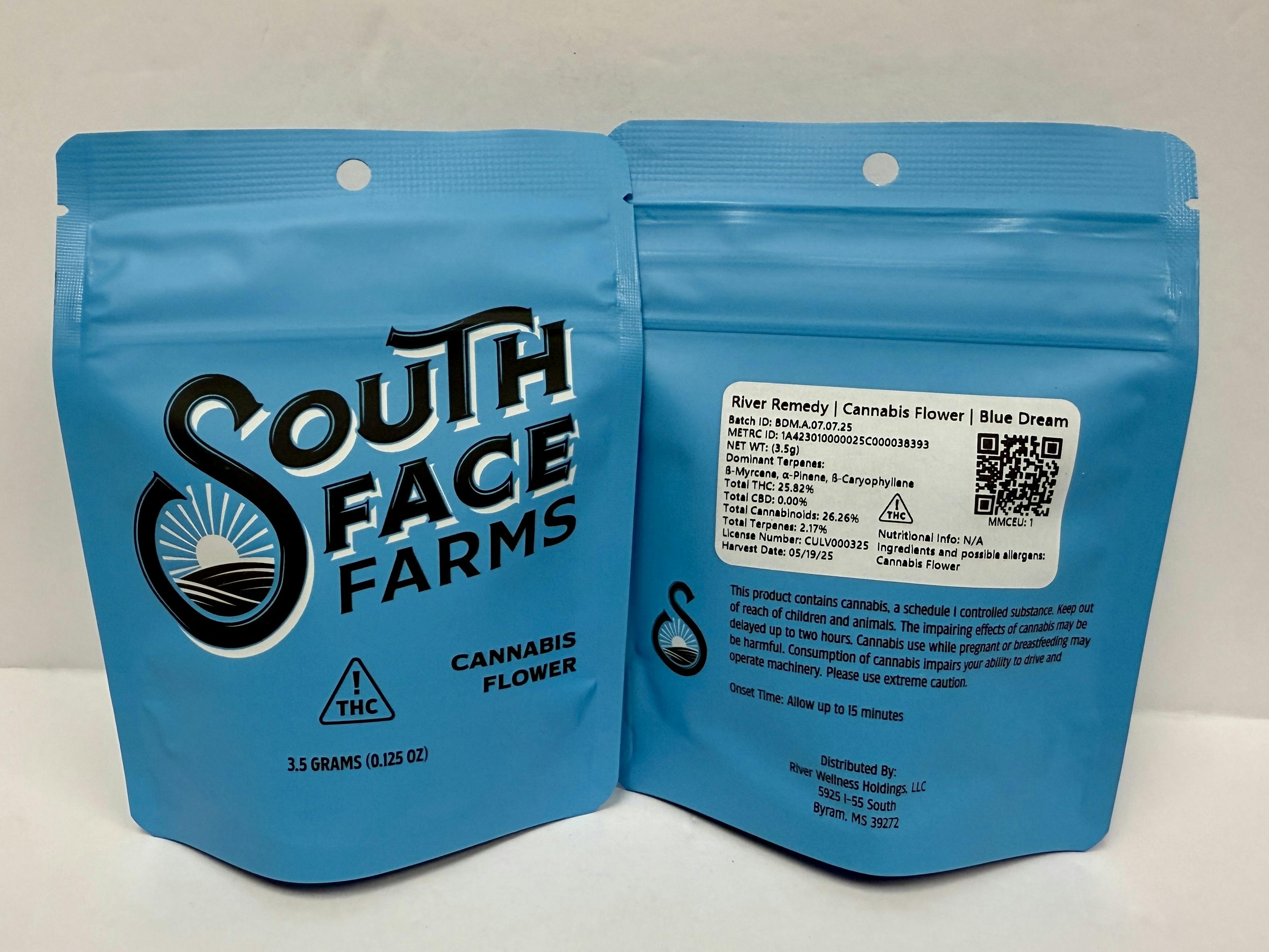 SFF - Blue Dream- 23% - 1.8% terp- (sat/hyb) at Bee's Buds Dispensary Wiggins