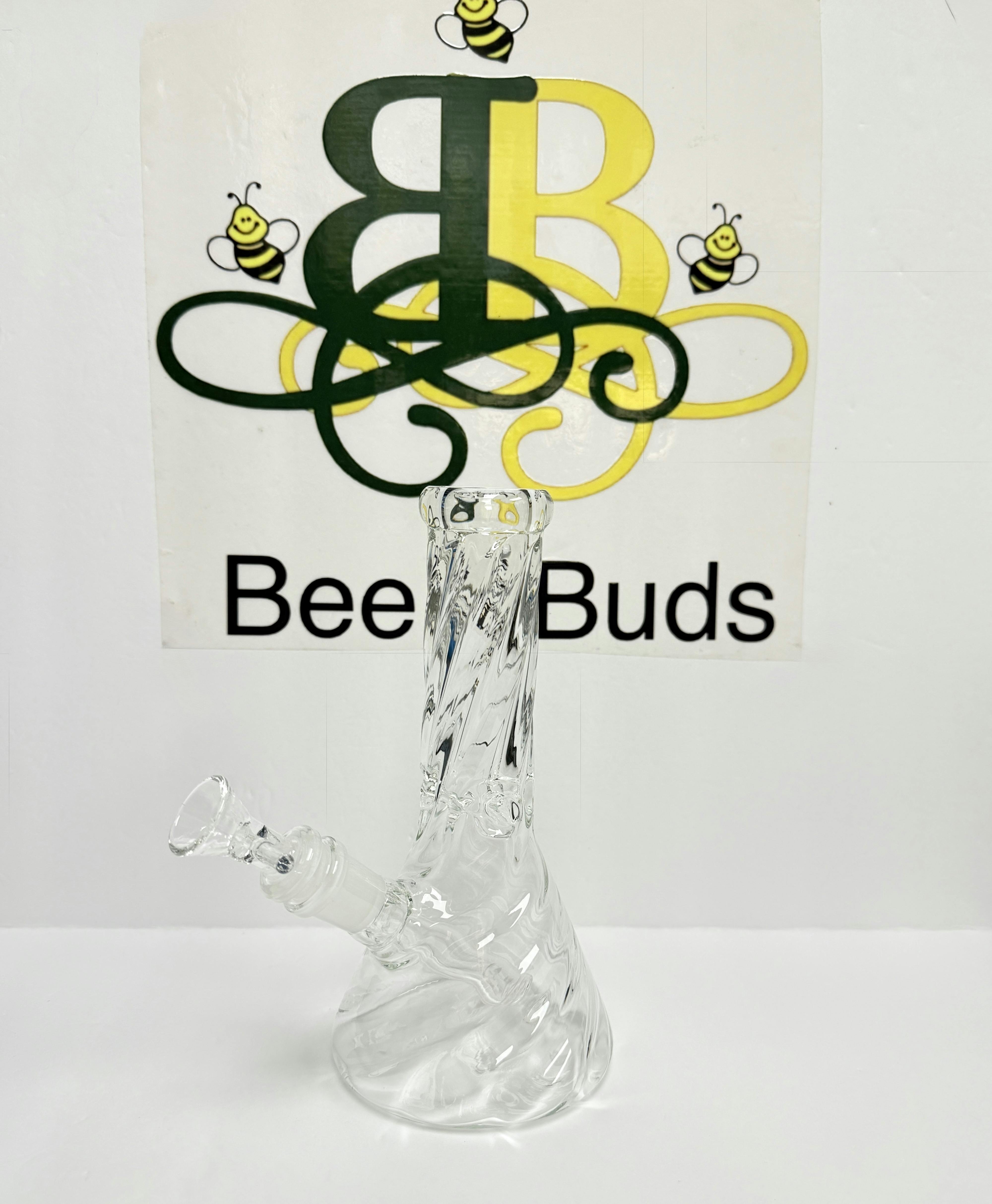 TwistedSirEEL- 8in Twisted Neck Beaker Bong