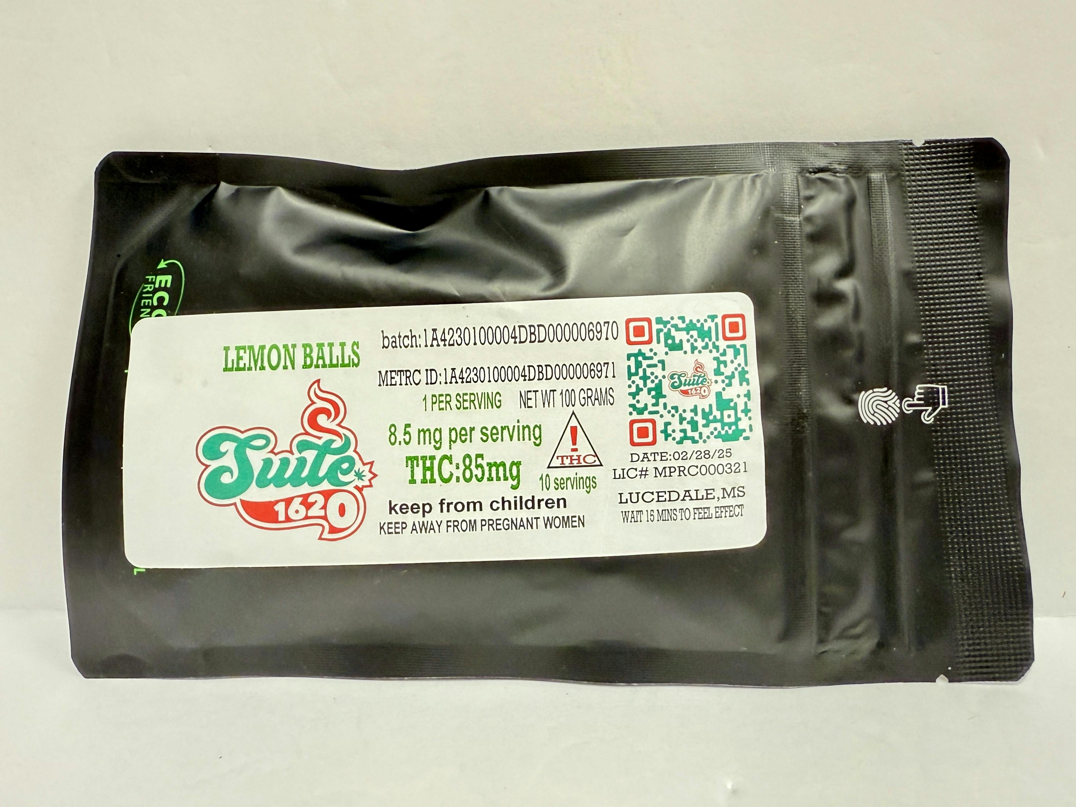 Suite - Lemon Sour Balls (100mg)