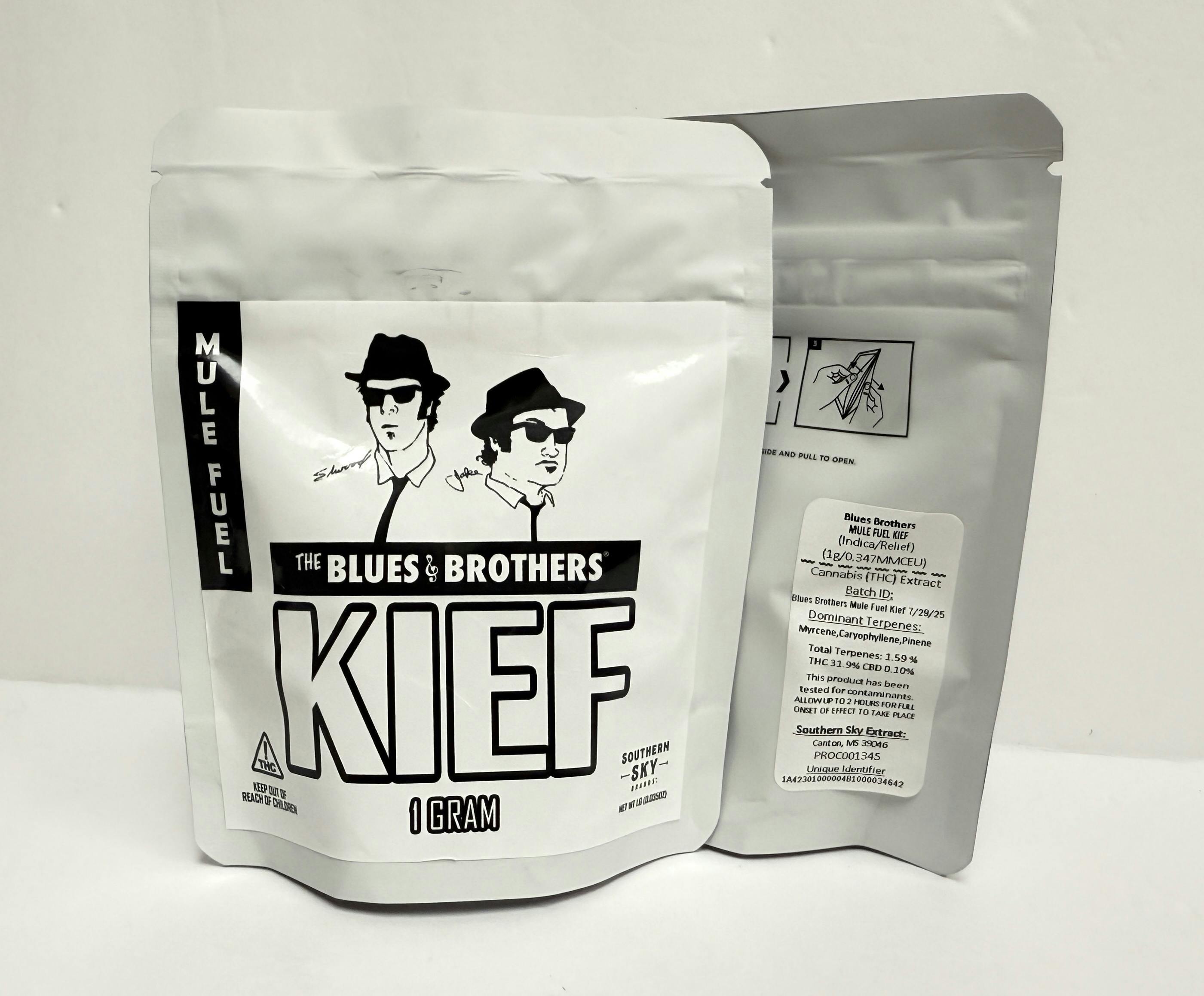 SSB -1g Kief - Mule Fuel at Bee's Buds Dispensary