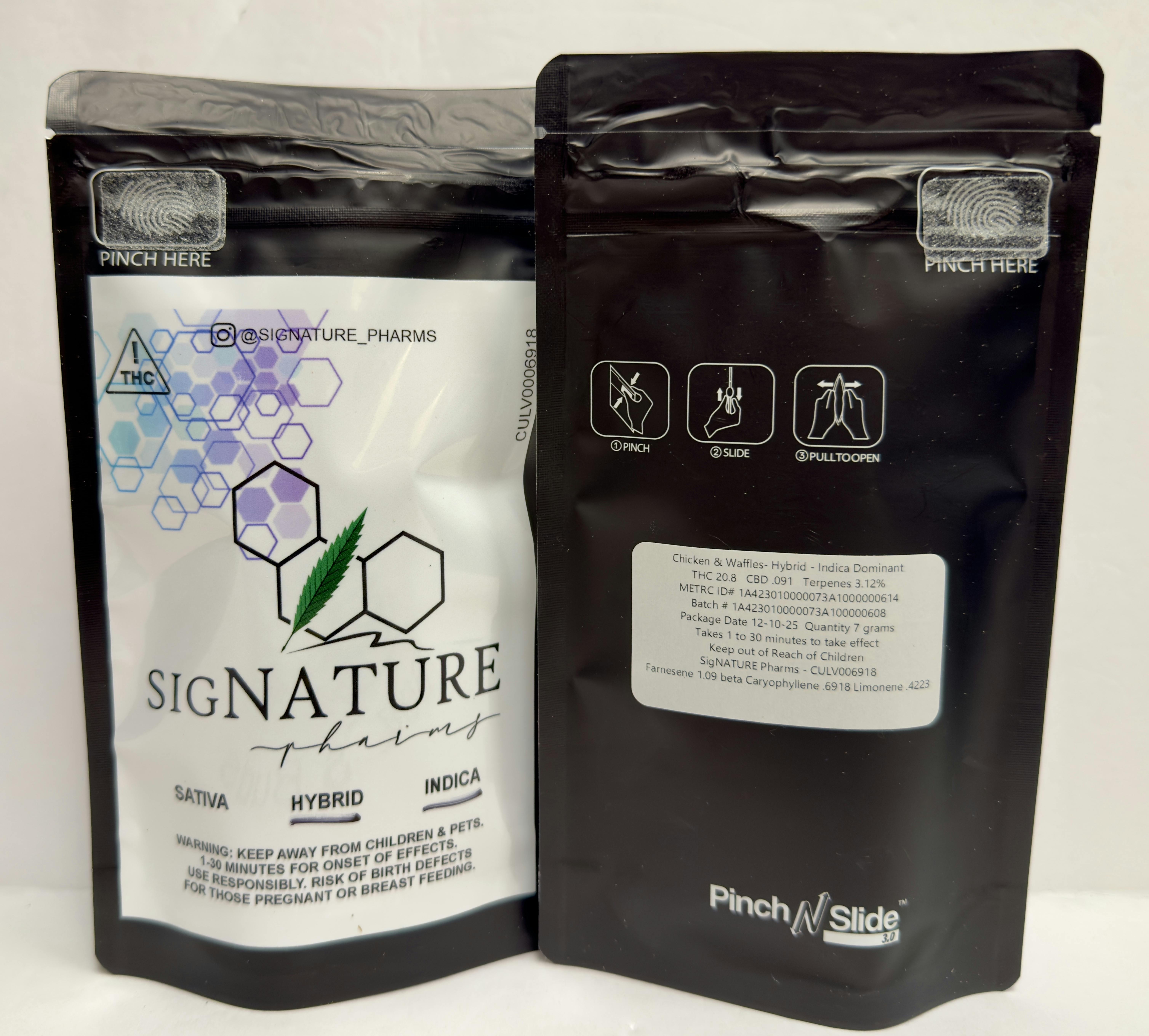Sig- Chicken & Waffles -7g- 21.6% - 3.1% terp (ind/hyb)
