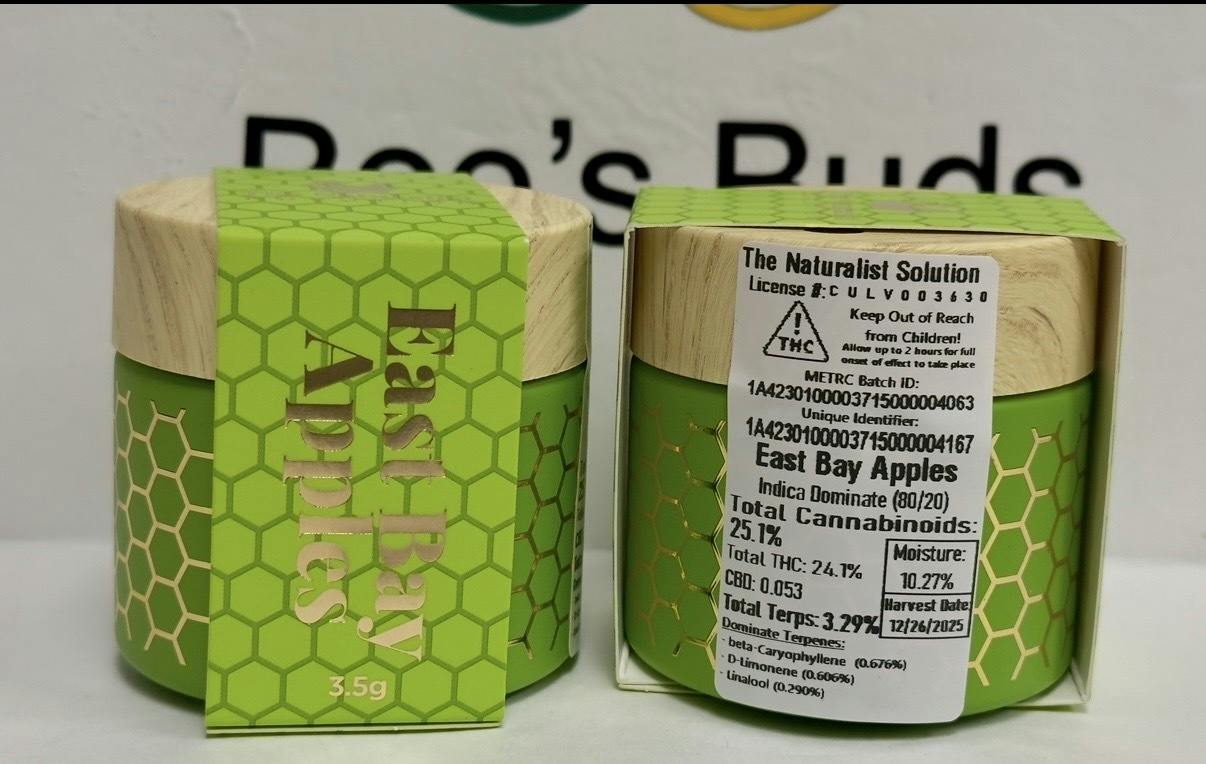 NS- East Bay Apples 30% - 4% terp (ind/hyb)