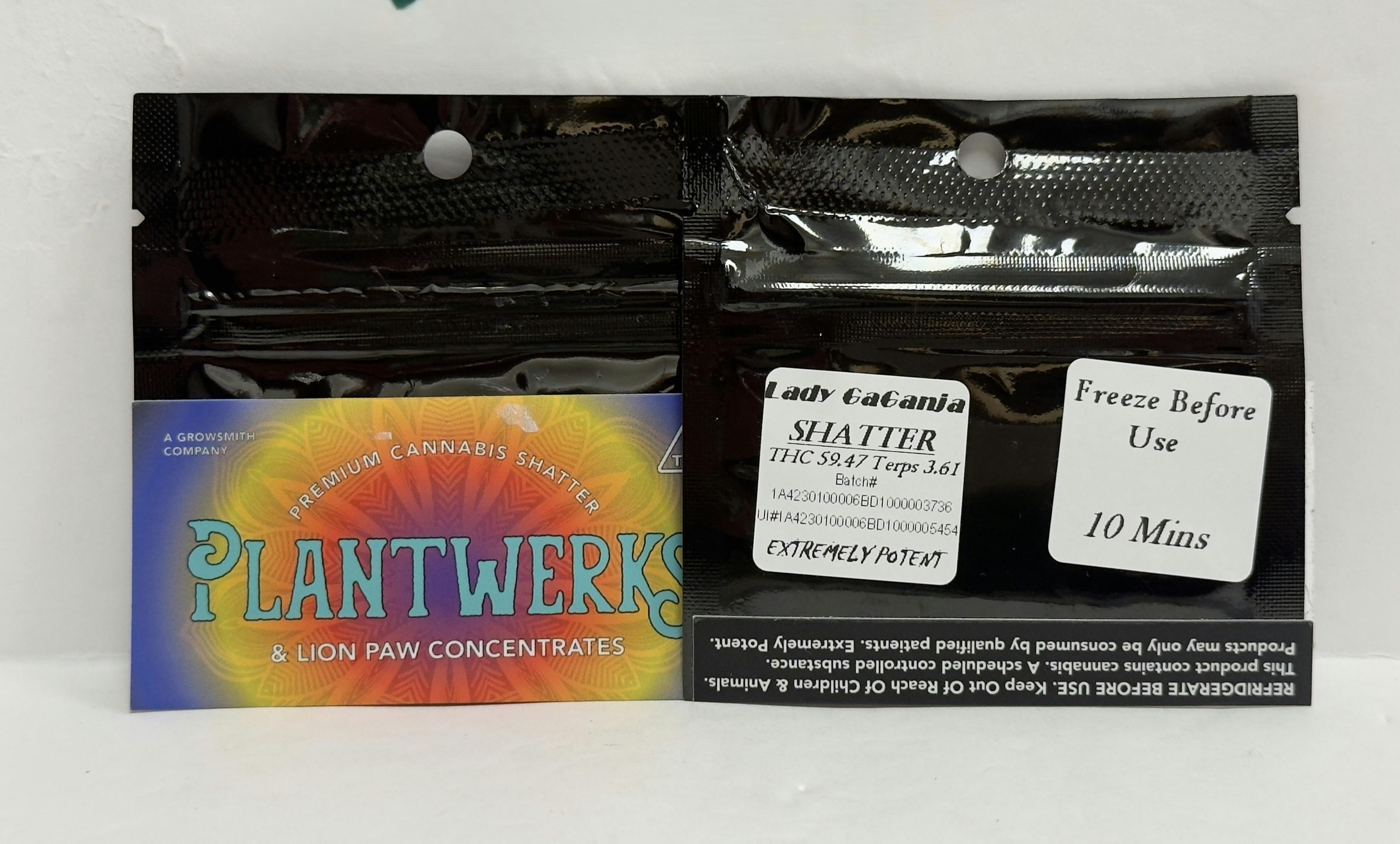 LP- Lady Ga Ganja Shatter (hyb) at Bee's Buds Dispensary Wiggins