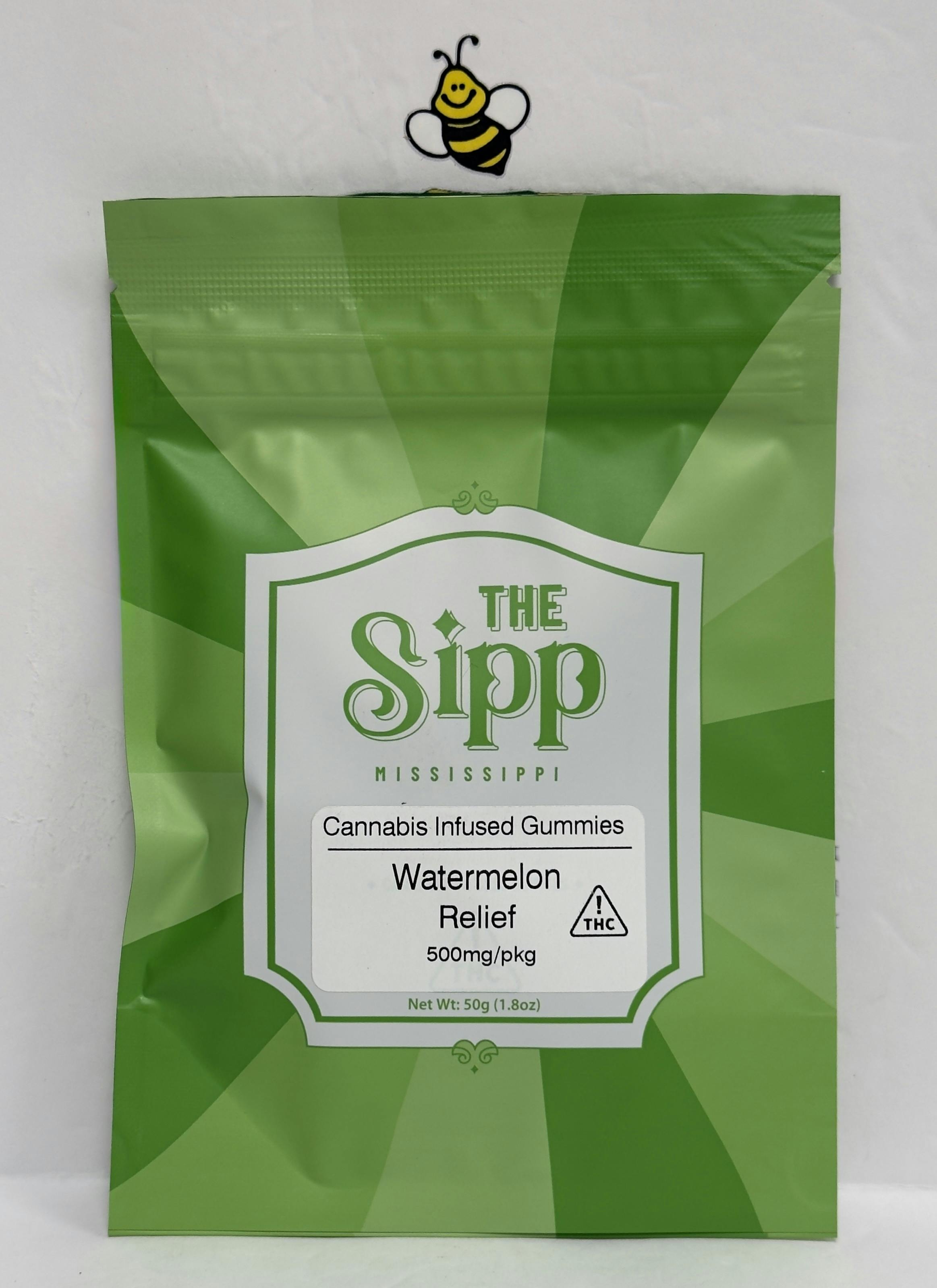 The Sipp | Watermelon Relief 1:1 - 500mg