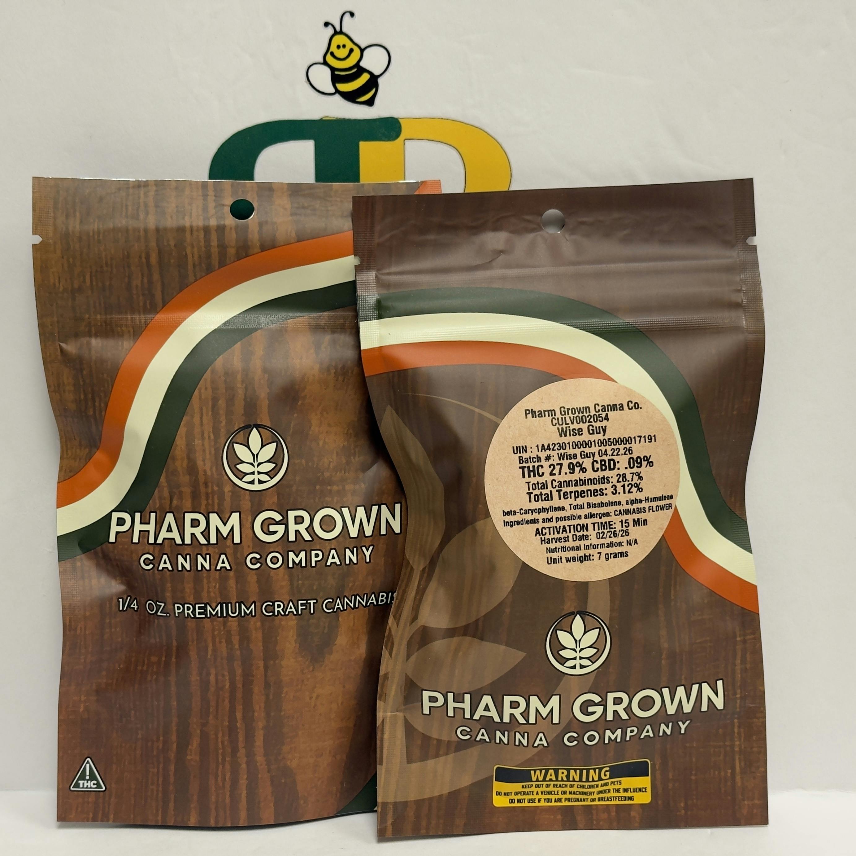 PG- Wise Guy - 7g - 27.9% -3.1% terp (sat/hyb)
