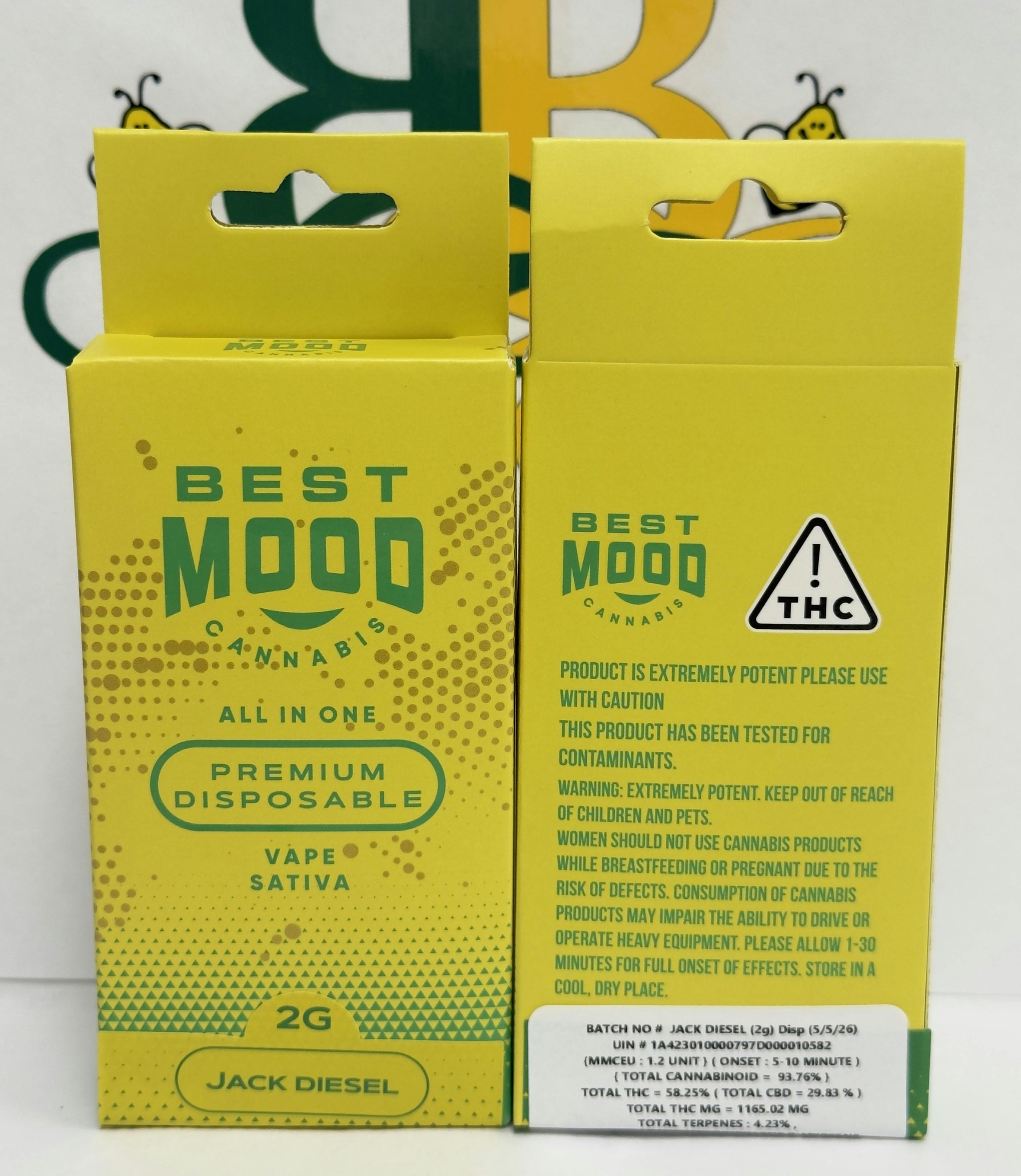 BM- Jack Diesel - 2g Disposable- (sat)