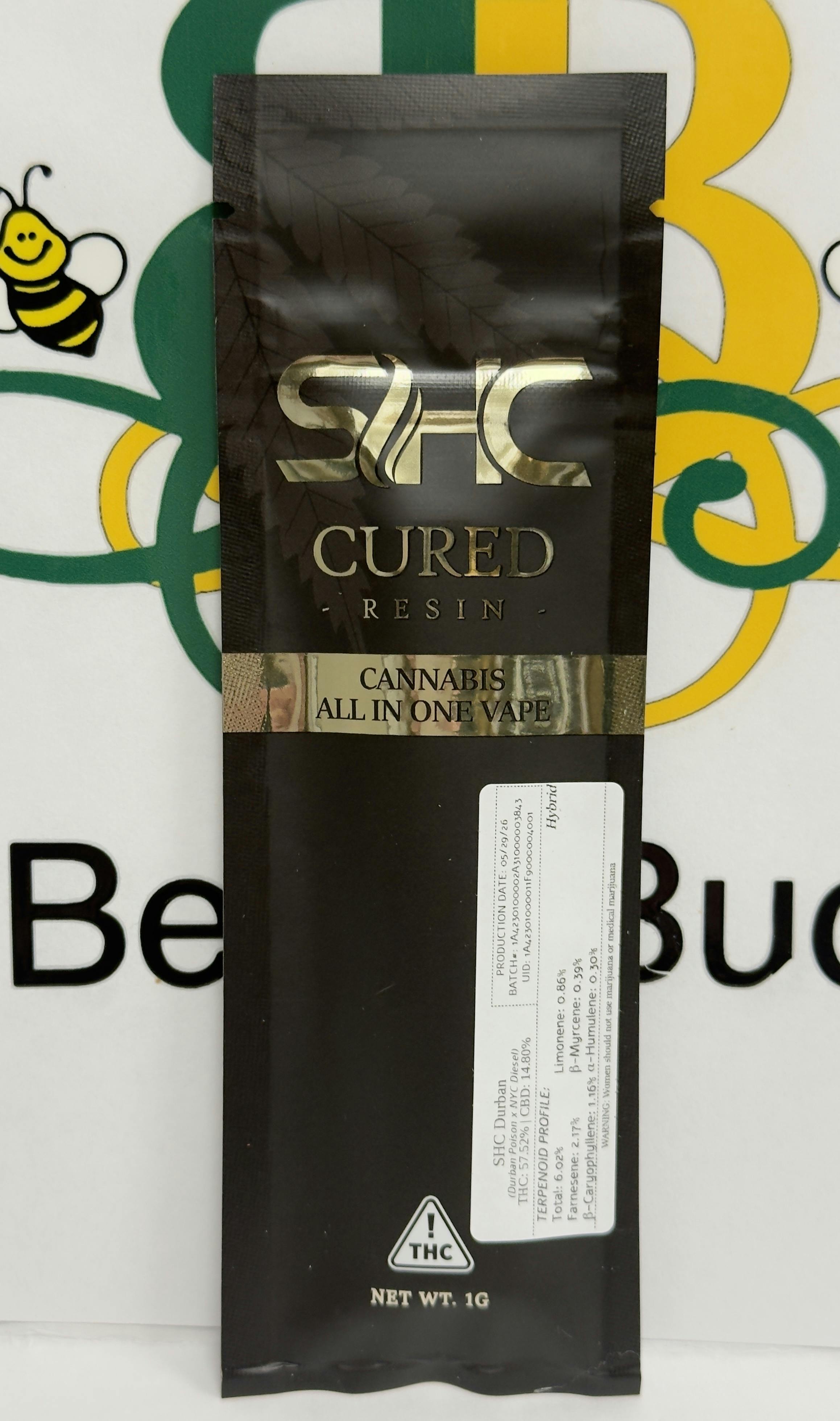 SHC - SHC Durban - 1g Cured resin Vape (sat/hyb)