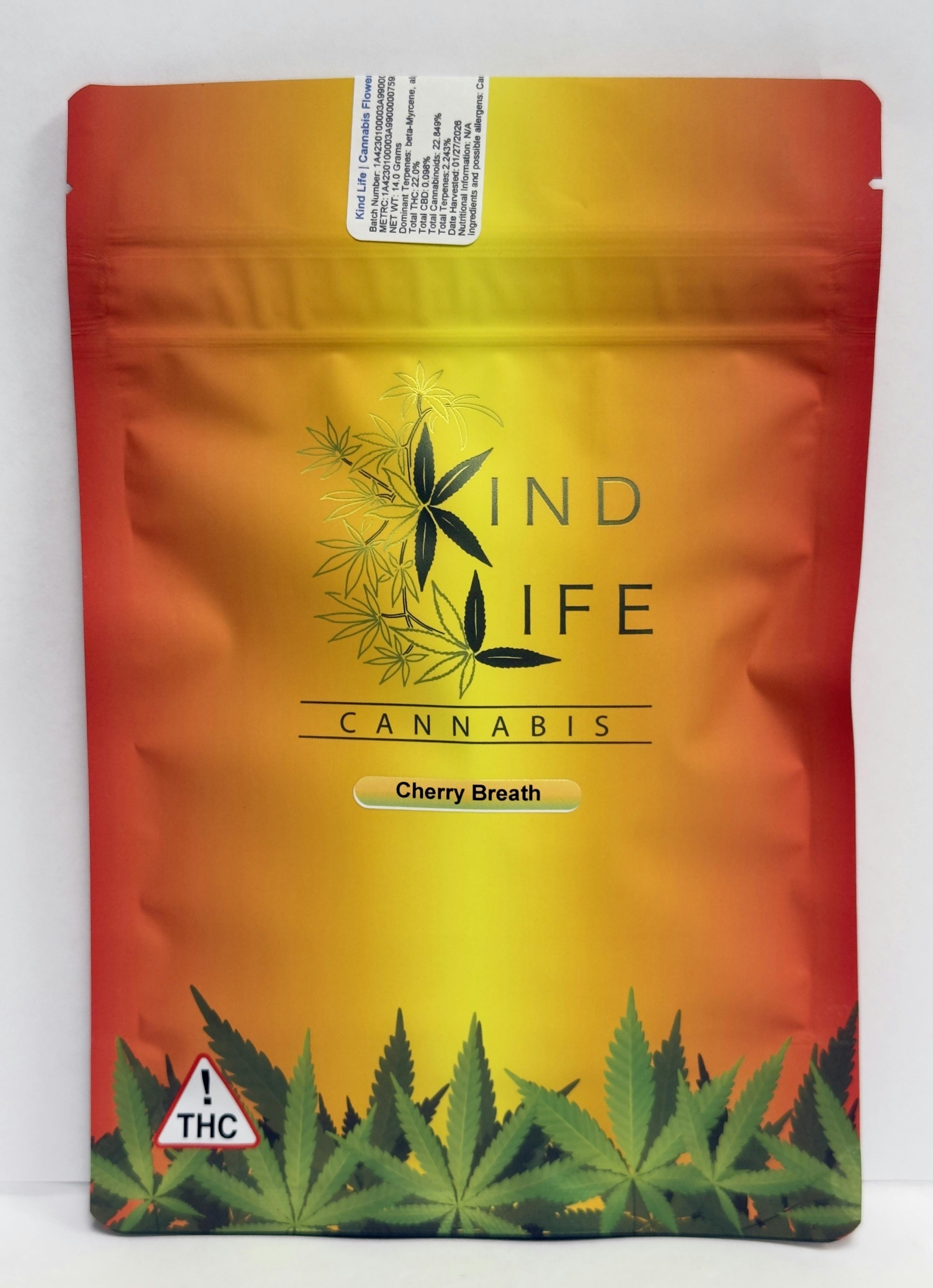 KL- Cherry Breath- 14g - 22% - 2.2% terp (hyb)