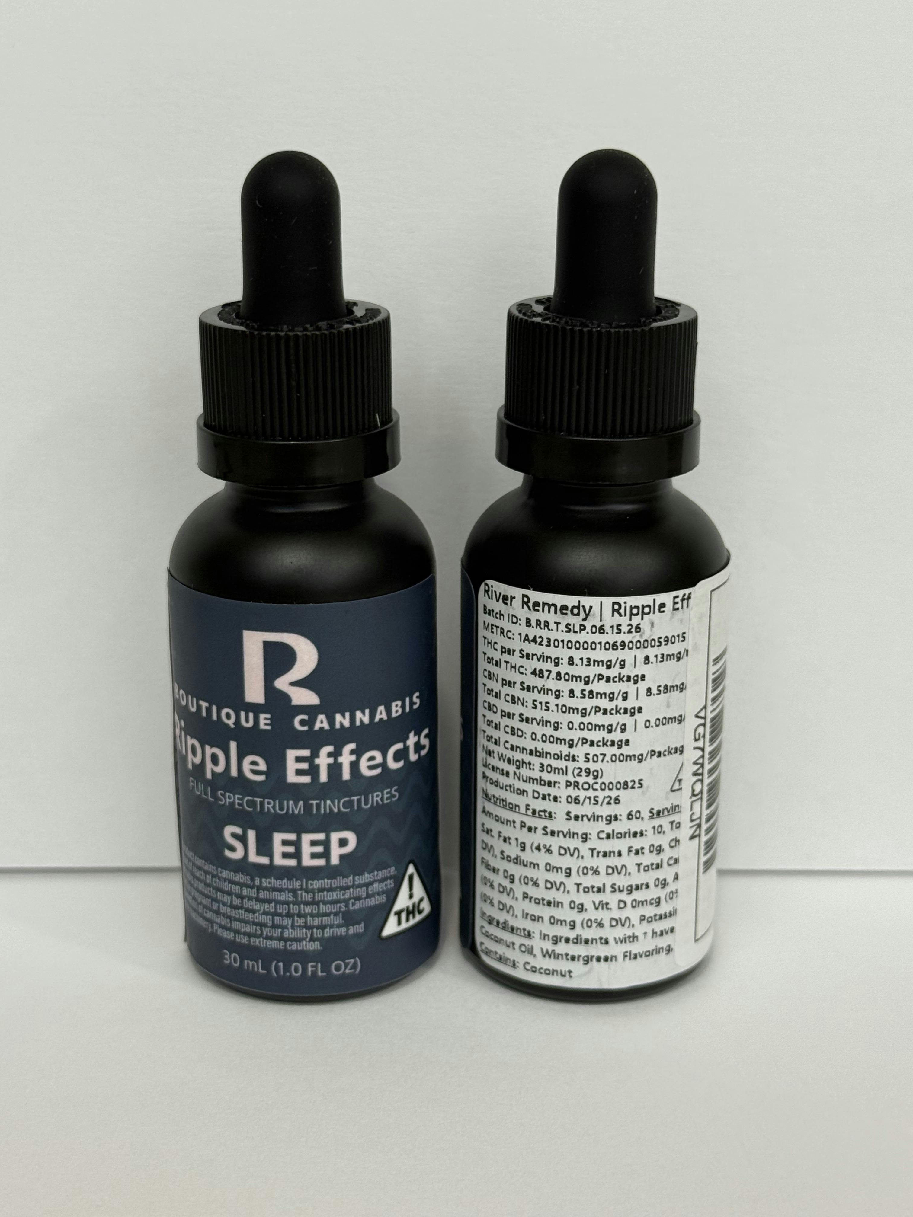 Ripple Effect | Full Spectrum Tincture Sleep 1:1 THC:CBD 500mg