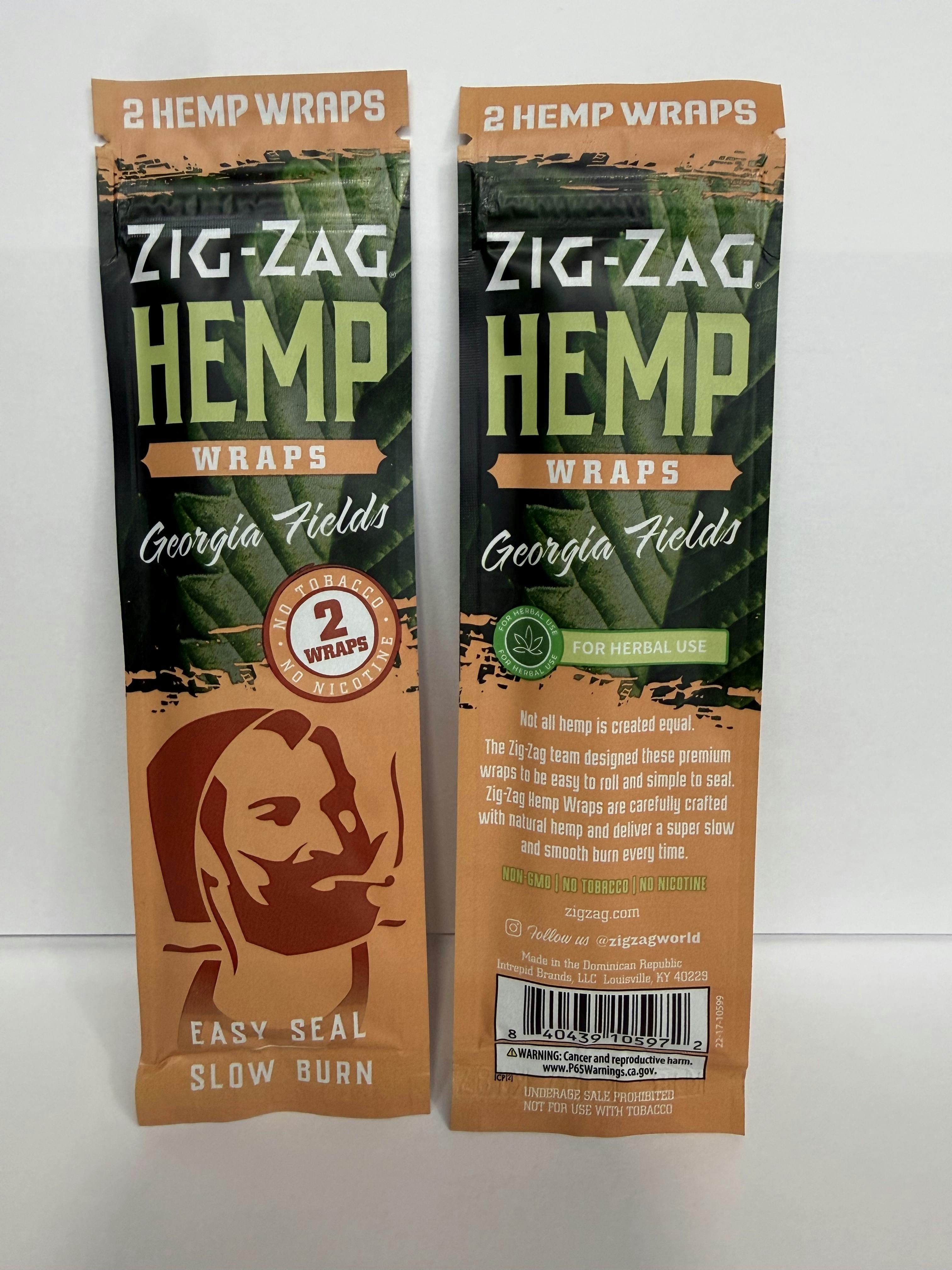 Zig Zag Hemp Wrap- Georgia Fields