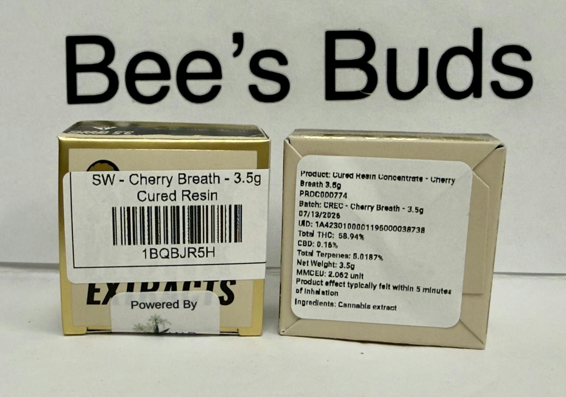 SW - Cherry Breath - 3.5g Cured Resin