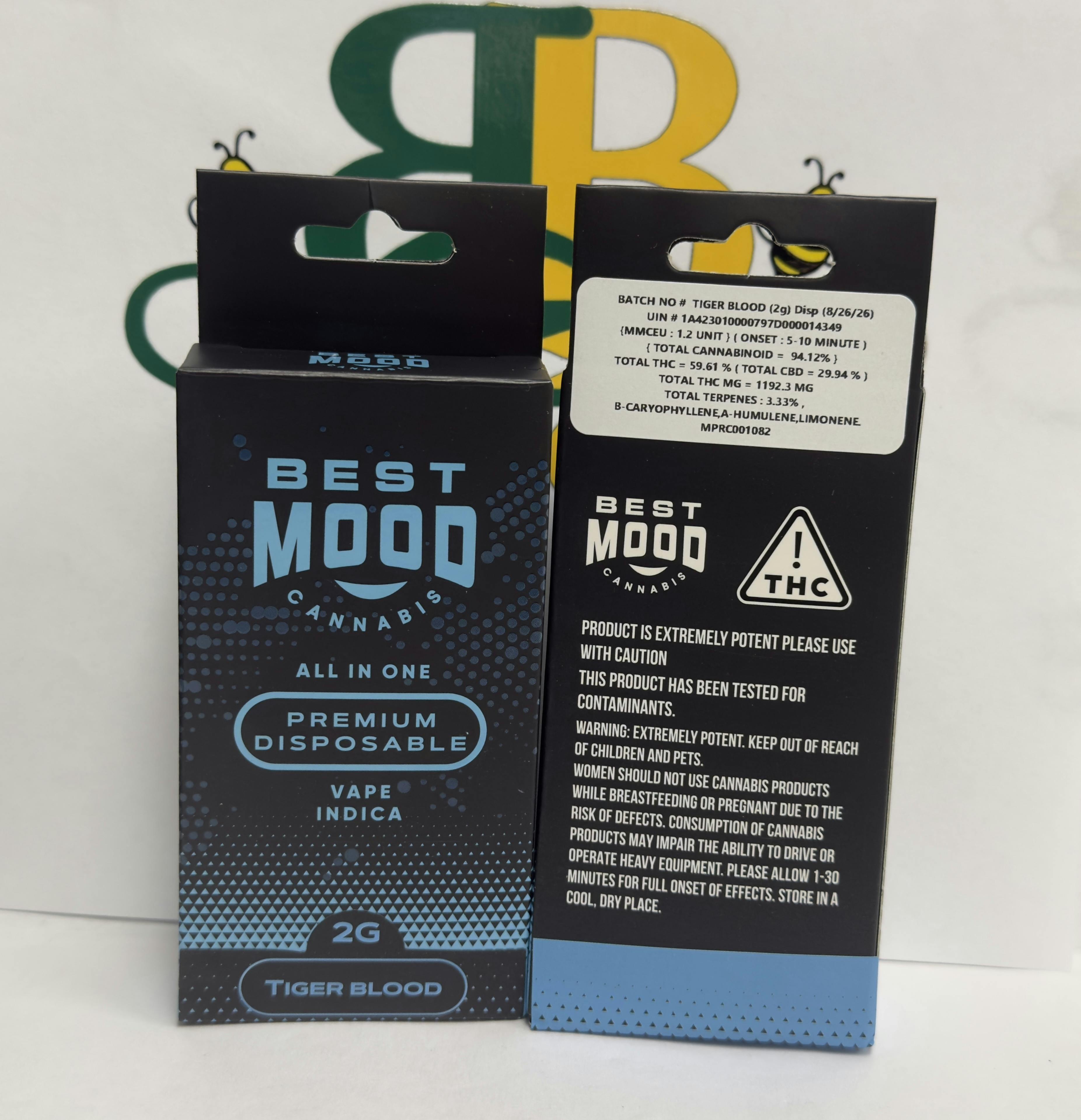 BM- Tigers Blood 2g Disposable (ind/hyb)