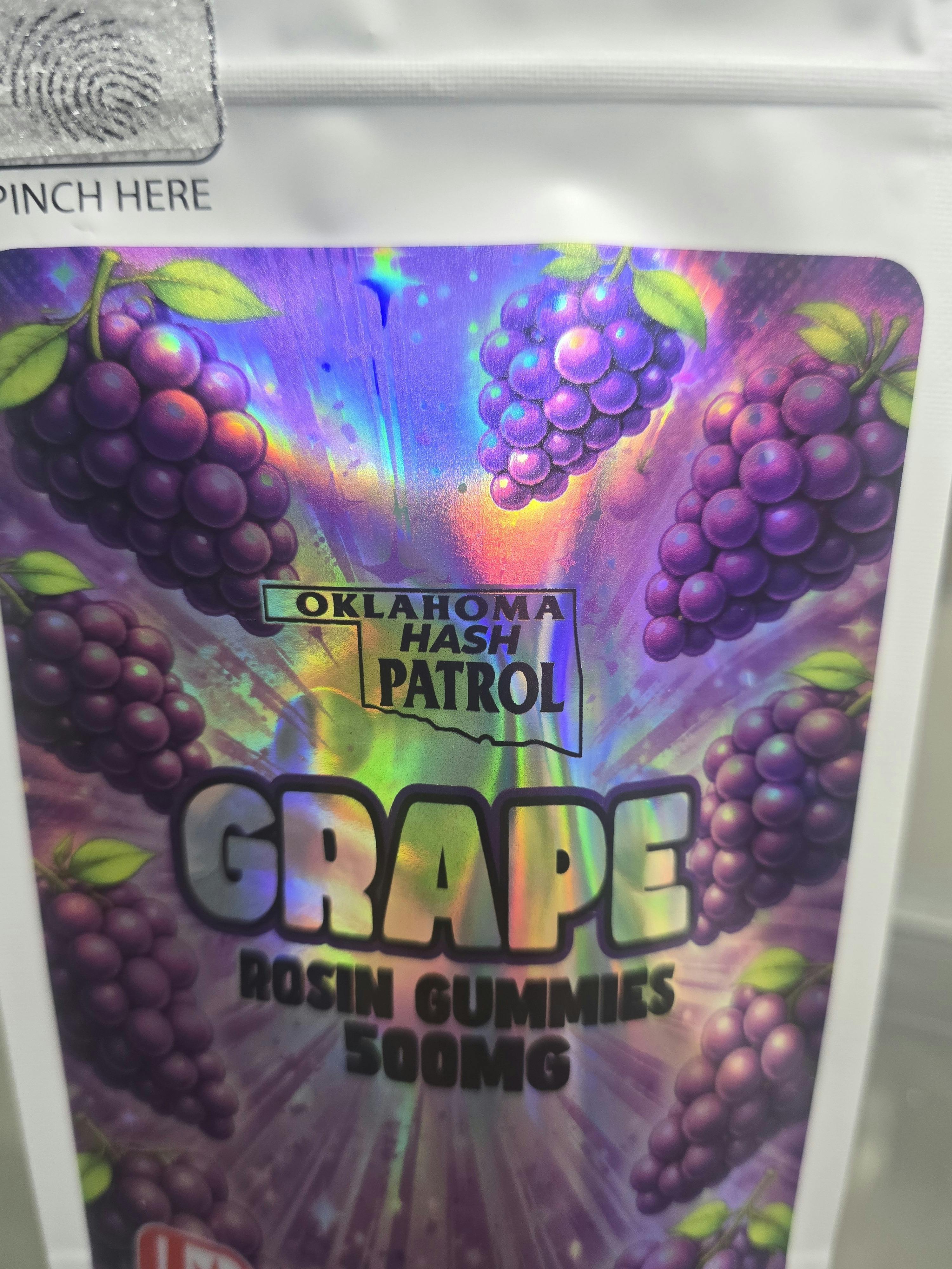 Hash Patrol - 500MG Rosin Gummies - Grape