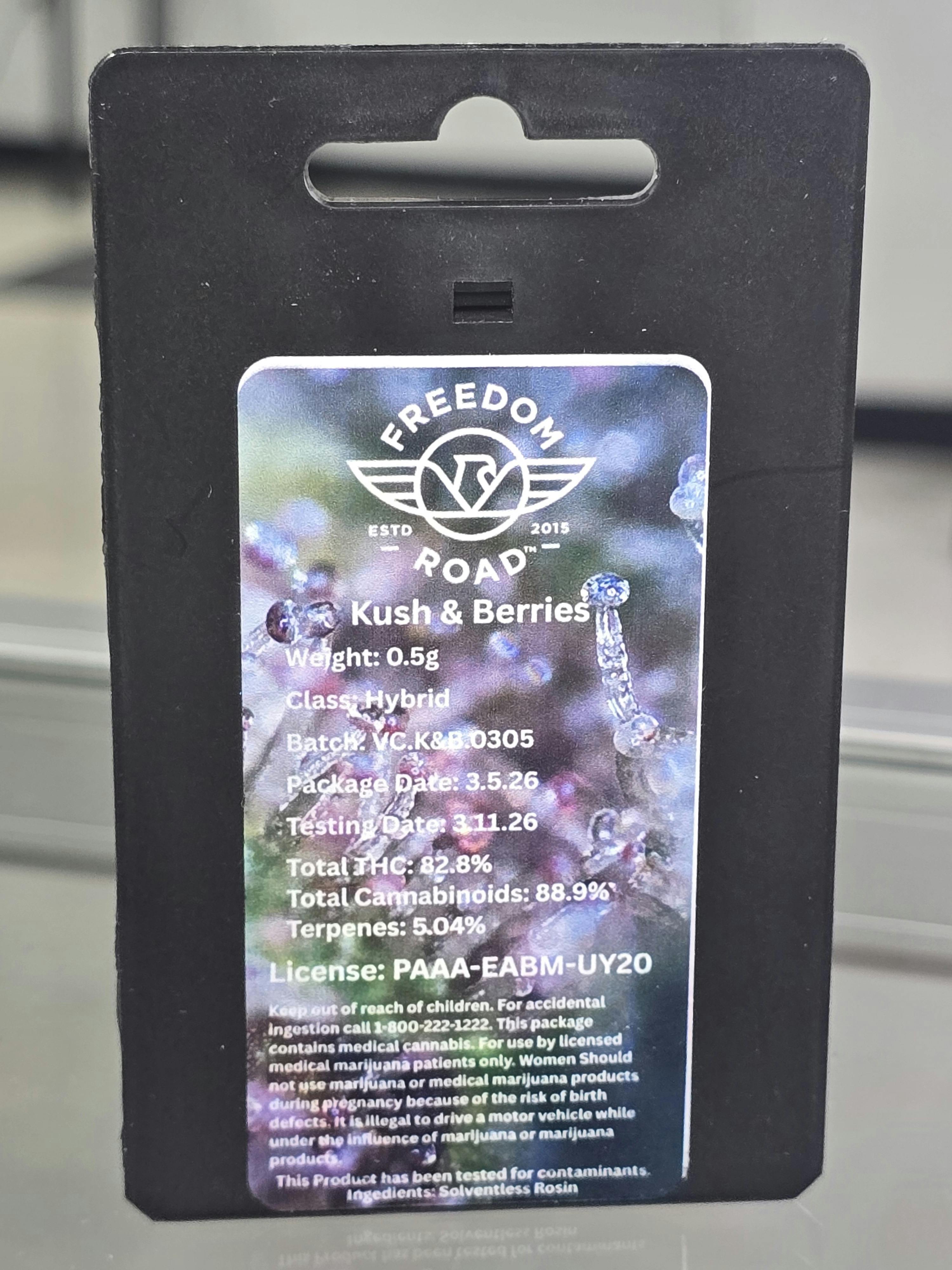 freedom rd -Vape- Kush & Berries