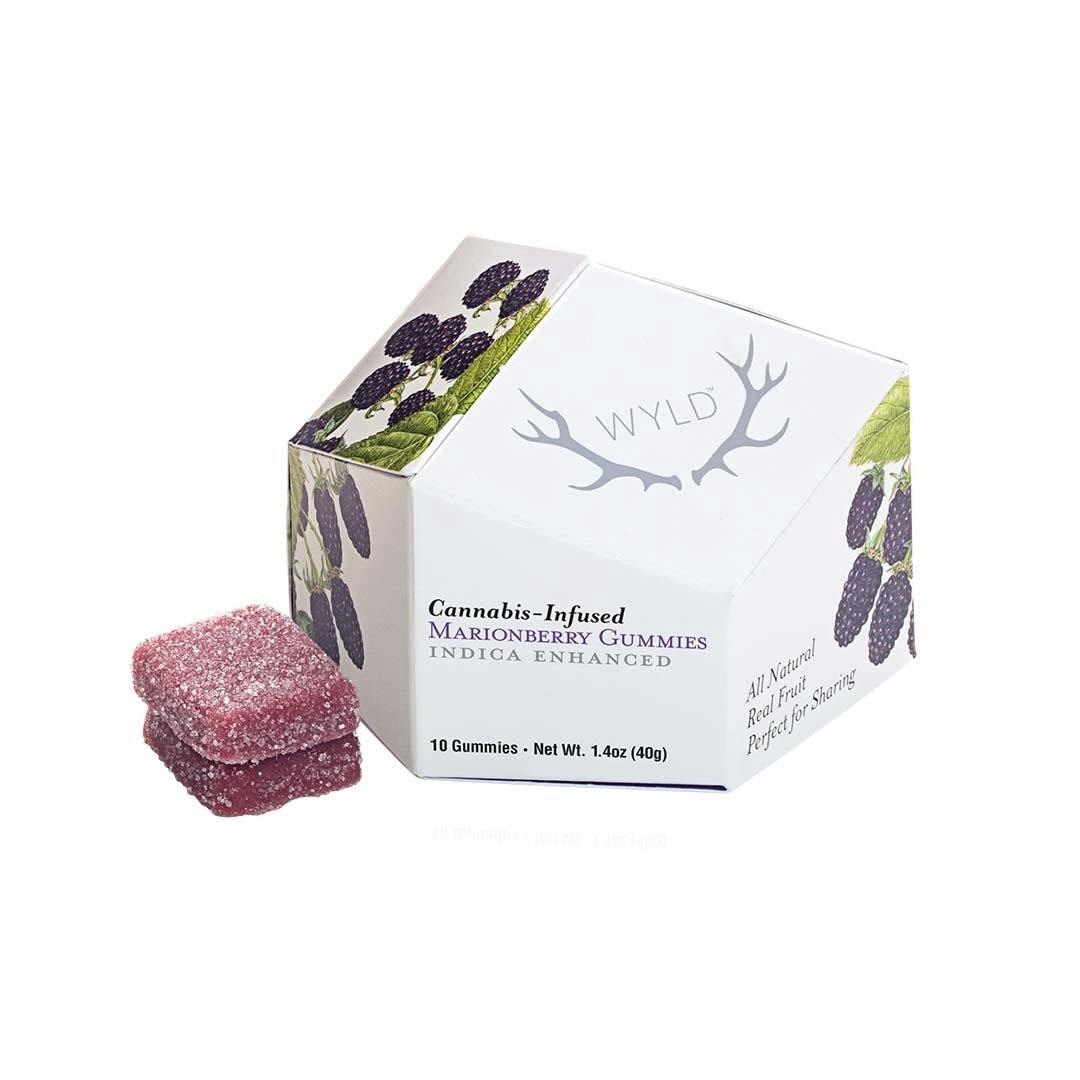 Marionberry Indica Enhanced Gummies | 100mg | 10ct | 10mg/ea