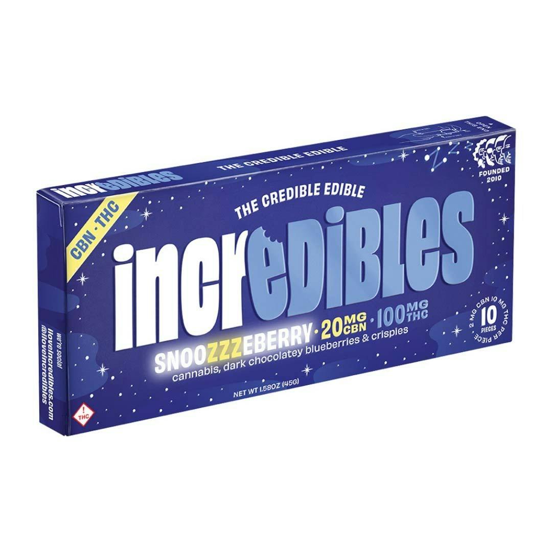 incredibles - 5:1 Snoozzzeberry + CBN - 100mg:20mg 10pk