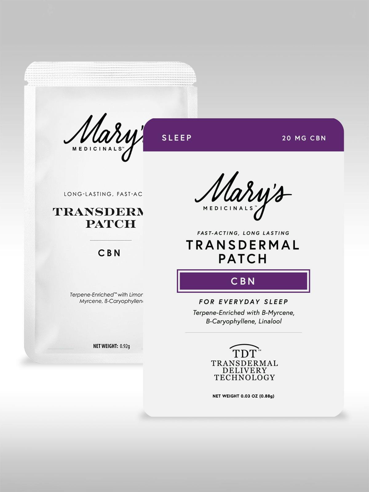 Marys Medicinals - Sleep - CBN - Transdermal Patch - 20mg