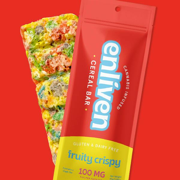 Enliven 100mg Cereal Bar - Fruity Flinstoned