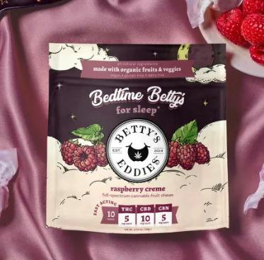 Betty's Eddies 50mg Fruit Chews - Raspberry Creme 50mg x 1