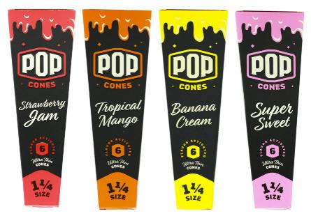 POP 1 1/4 Cones 6 Pack - Wild Grape