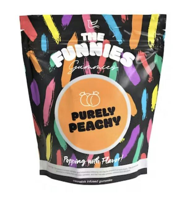 Super Funny 100mg Gummies - Purely Peachy - 2 x