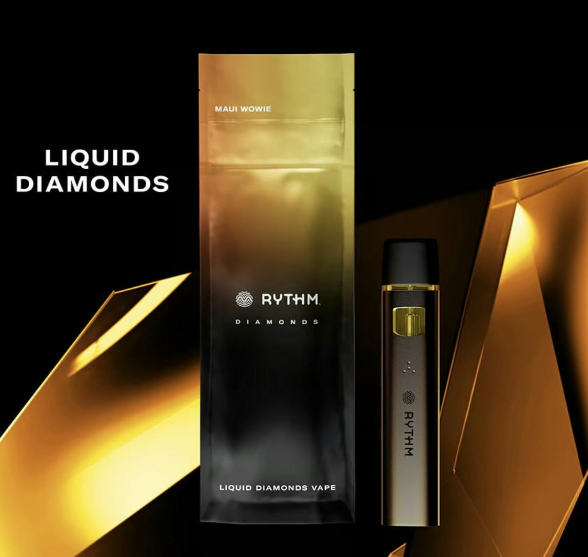 Rythm 1g Liquid Diamonds All-In-One Vape - Maui Wowie