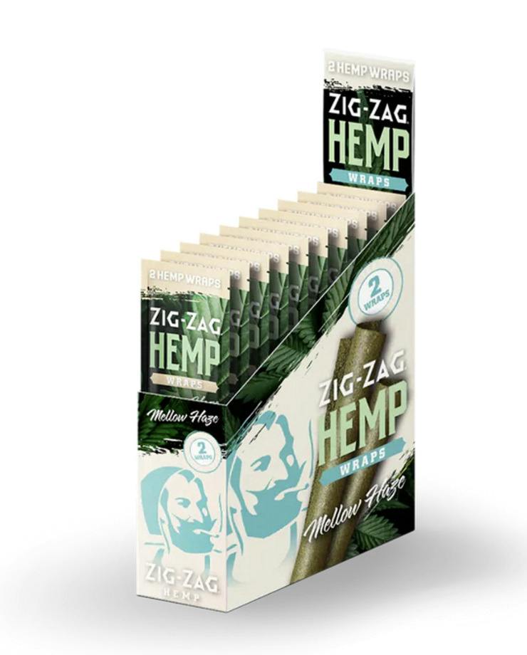 Zig-Zag Hemp Wraps - Mellow Haze - 2 pack