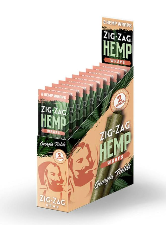 Zig-Zag Hemp Wraps - Georgia Fields - 2 pack
