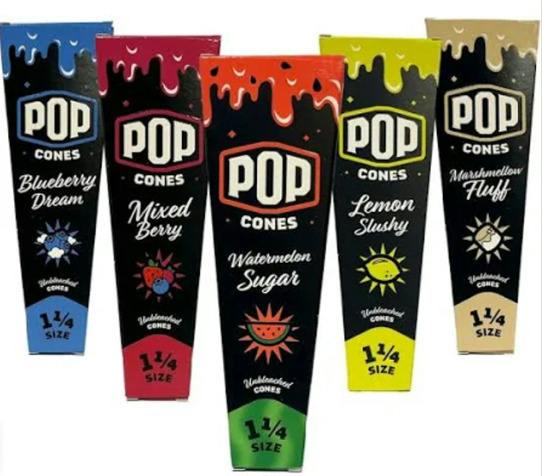 POP 1 1/4 Cones 6 Pack - Marshmallow Fluff