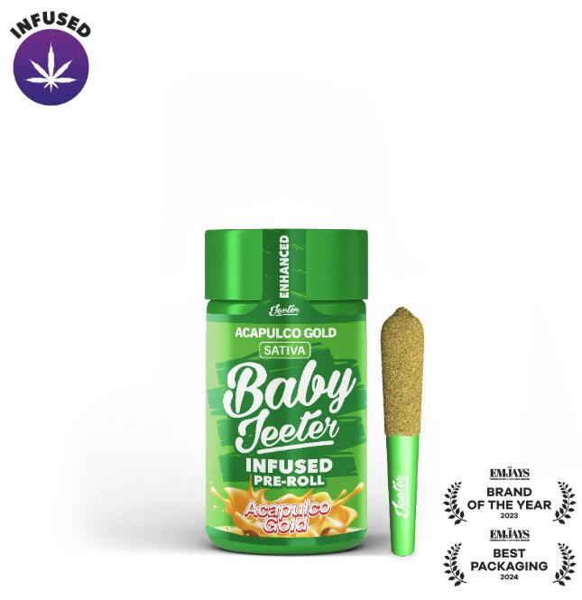 Baby Jeeter 2.5g Infused Multipack - Acapulco Gold 5 x
