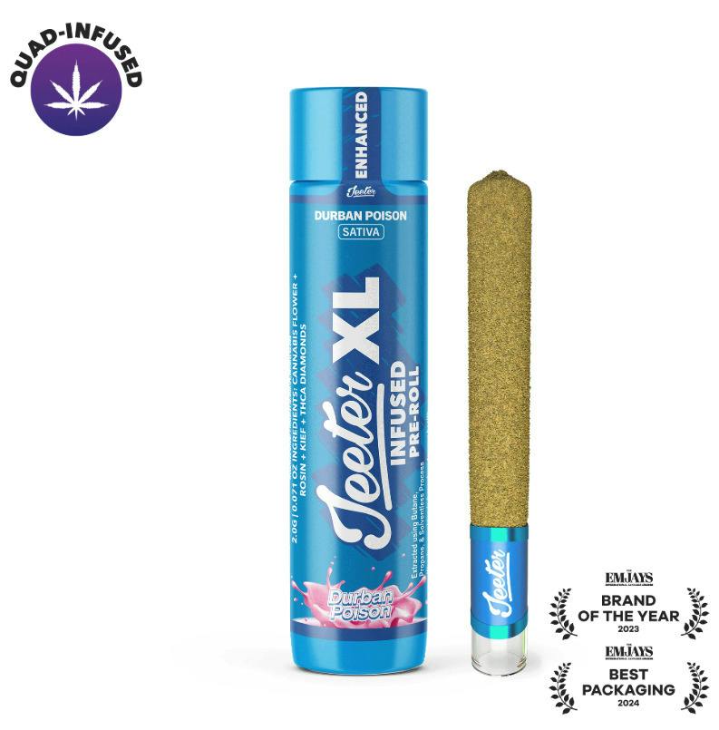 Jeeter XL 2g Infused Preroll - Durban Poison