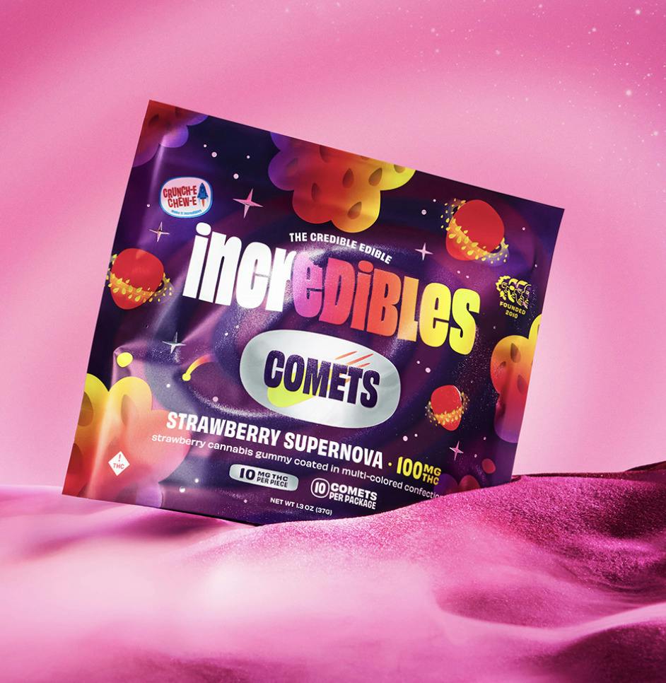 Incredibles 100mg Comets - Strawberry Supernova 10 x