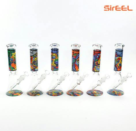 SirEEL 10" Doggie Style PupArt Beaker Bong W/ Bowl