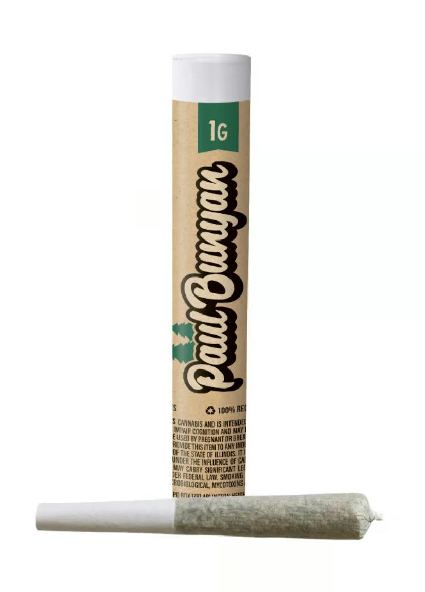 Paul Bunyan 1g Preroll - Gummiez