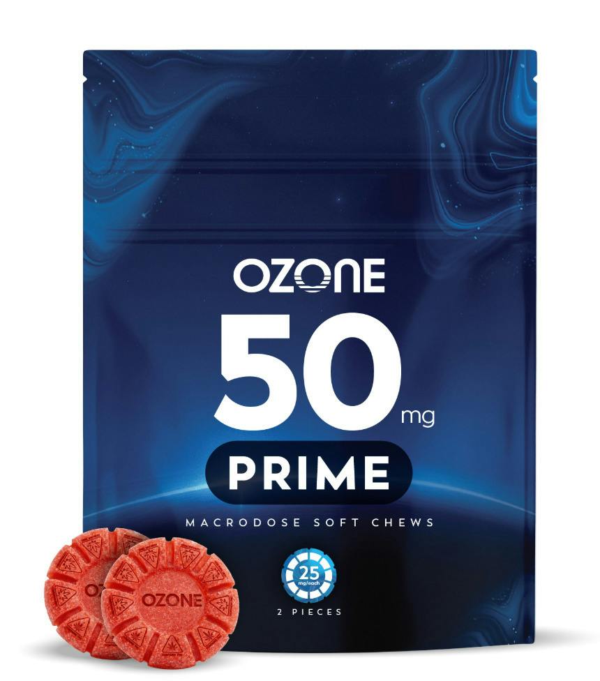 Ozone 50mg Prime Macrodose Gummies - Blood Orange 1 x