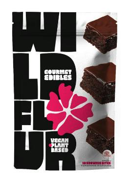 Wild Flour 100mg Vegan Brownies Bites 10mg x 10