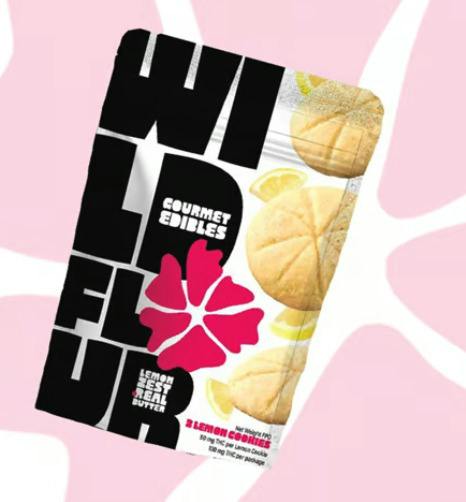 Wild Flour 100mg Cookies - Lemon Zest 50mg x 2