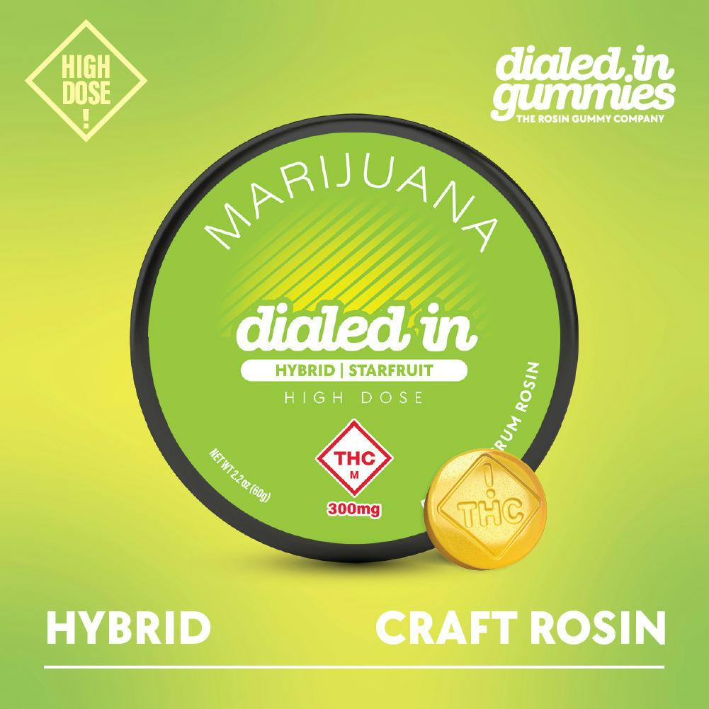 Starfruit Rosin Gummies (300mg)