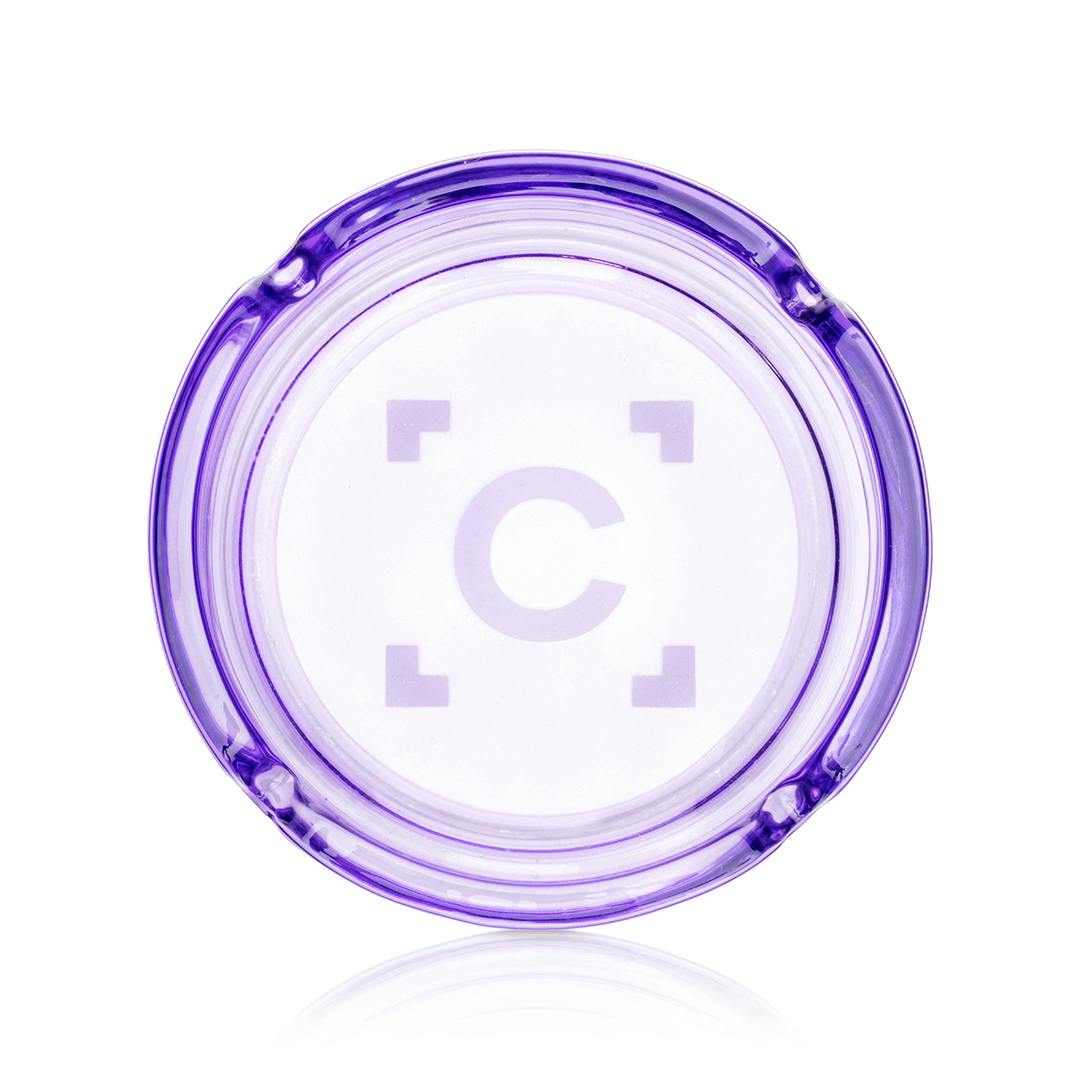 Codes: Accessories | Ashtray Soda Lime Glass | Purple Make Today Supreme