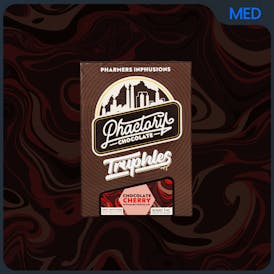 300mg Chocolate Truphles | Pharmers | Dark Chocolate Cherry