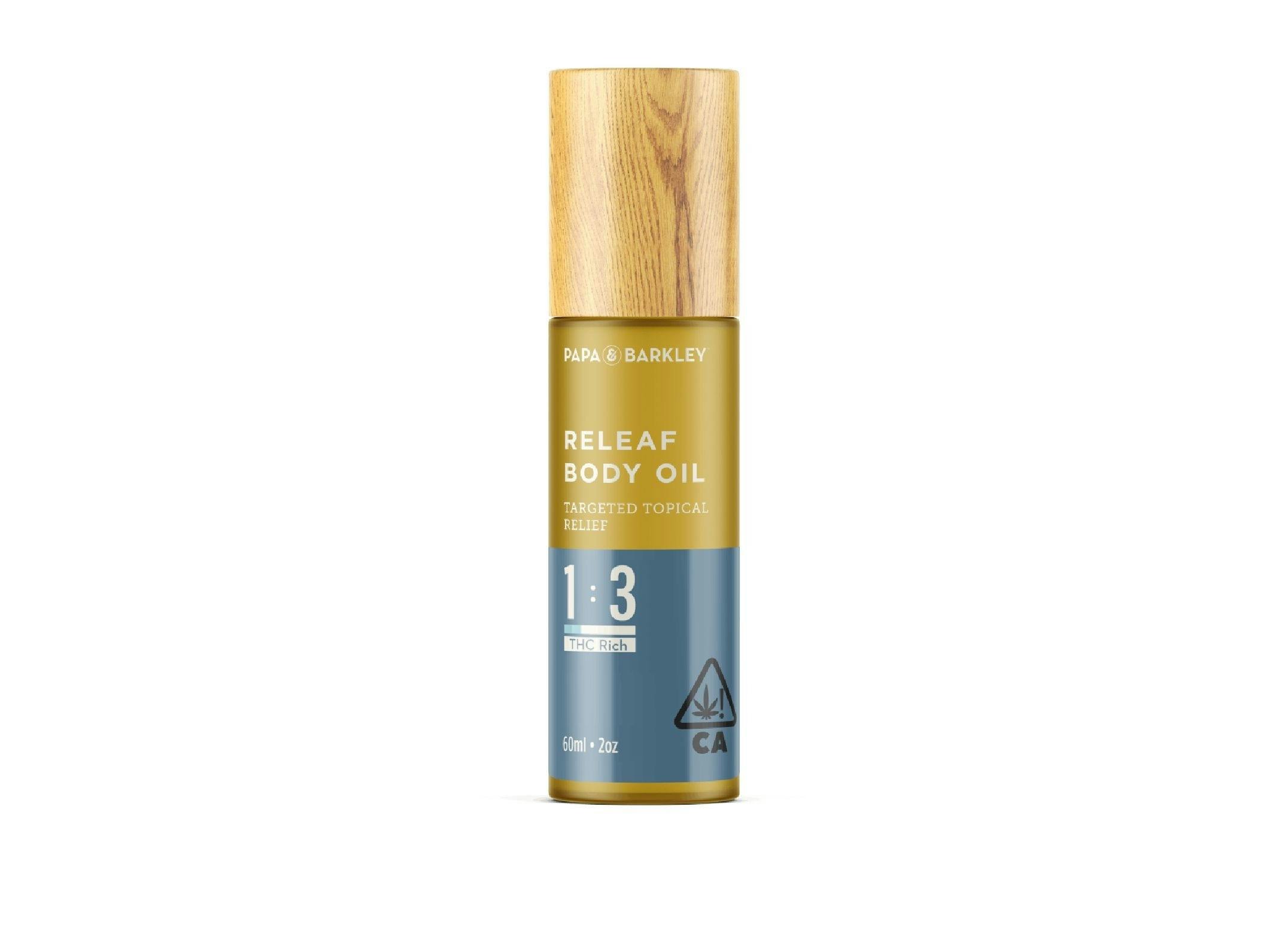 P&B Releaf Body Oil 1:3 THC Rich 60ml