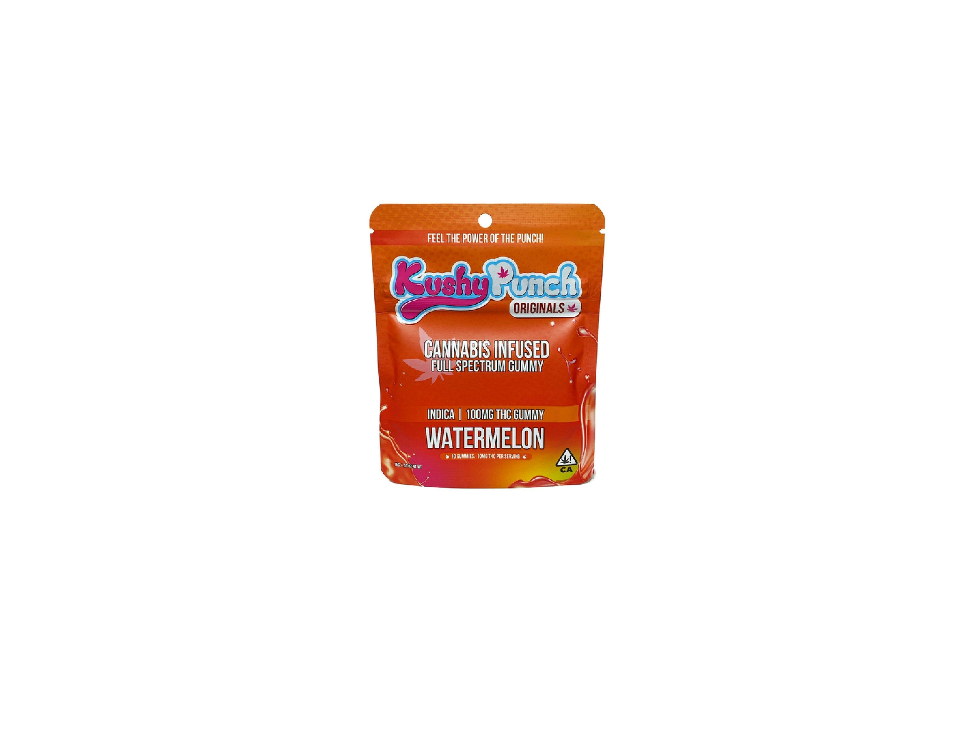 Kushy Punch — Kushy Punch Gummies Indica Watermelon 100mg