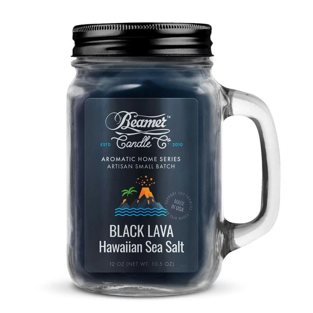 Beamer | Black Lava Sea Salt | 12oz Candle