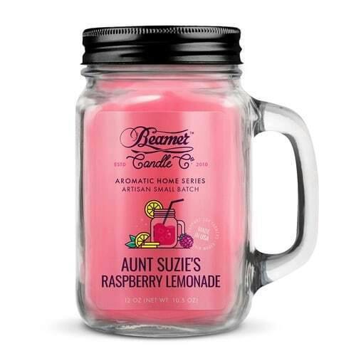 Beamer | Aunt Suzie's Raspberry Lemonade | 12 oz candle