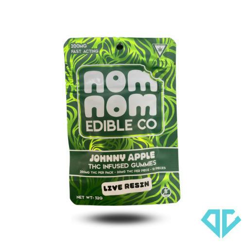 Nom Nom Johnny Apple Live Resin Gummy 200mg