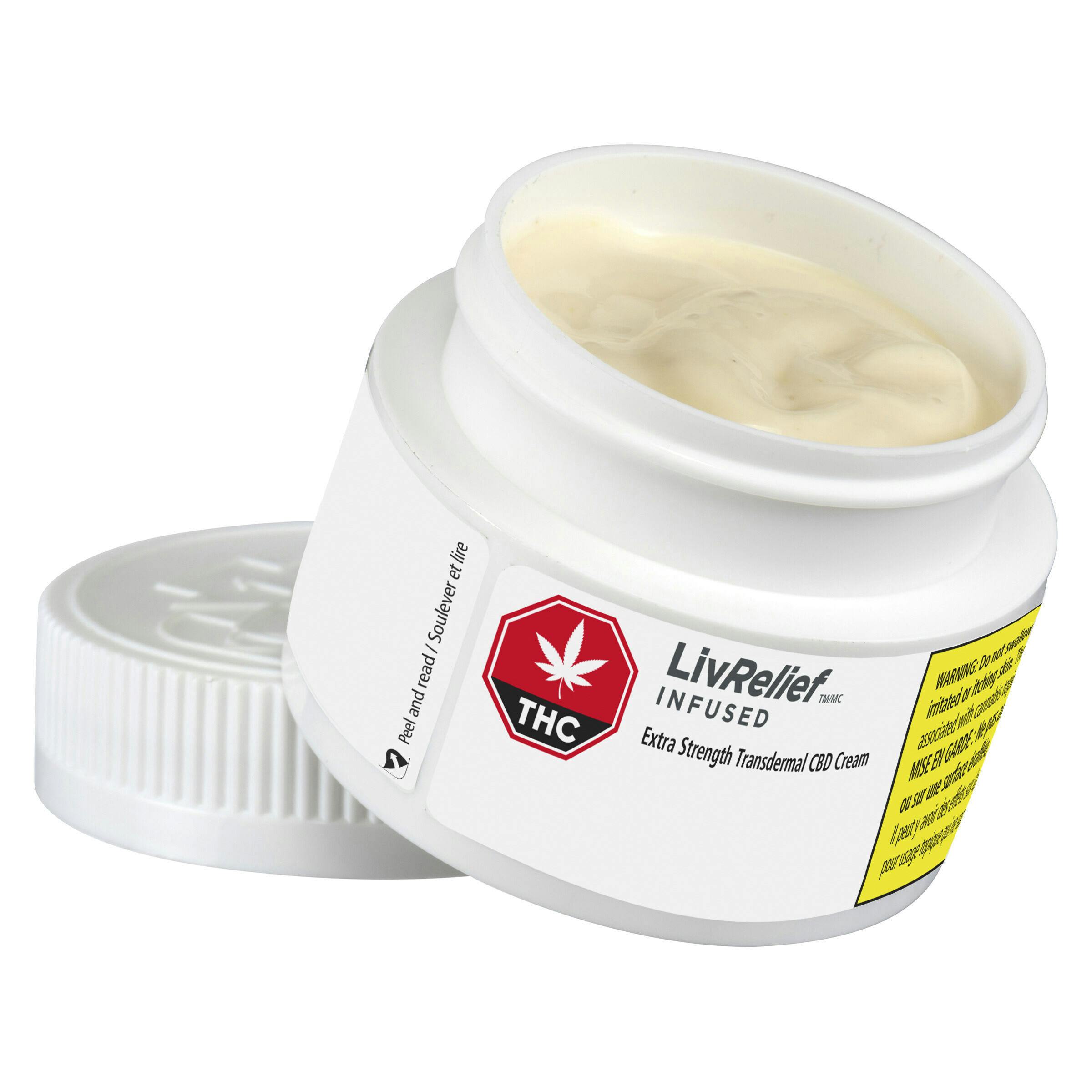 LivRelief - Extra Strength Transdermal CBD Cream 50ml