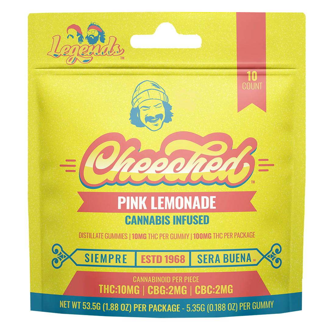 Cheeched Gummies 100 MG Pink Lemonade 10:2:2