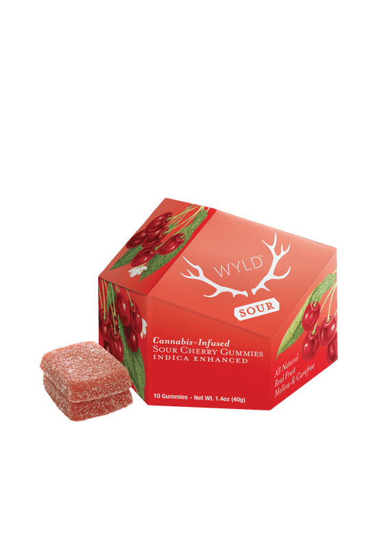 Gummies - Sour Cherry - Indica - 100mg